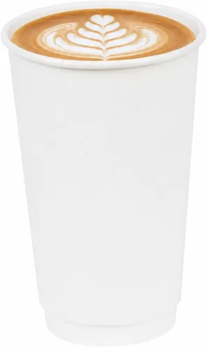 Vista 26 de Restaurantware Tazas de café de papel de 4 onzas, 25 tazas de papel desechables de doble pared, a prueba de fugas, reciclables, tazas calientes
