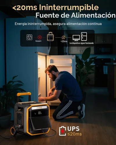 Vista 5 de VTOMAN Estación de energía portátil FlashSpeed Pro 3600, 3096Wh 3600W LFP