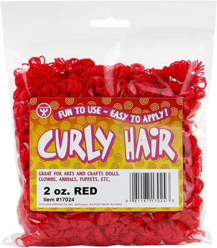 Vista 9 de Hygloss Cabello Rizado de Muñeca de 16 oz para Manualidades Surtido - Cabello Sintético Premium para Hacer Muñecas, Marionetas y Proyectos de Artes
