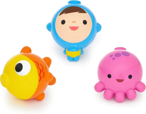 Vista 4 de Munchkin® Fishin'™ - Juguete magnético de baño para bebés y niños pequeños, juego de 4 piezas