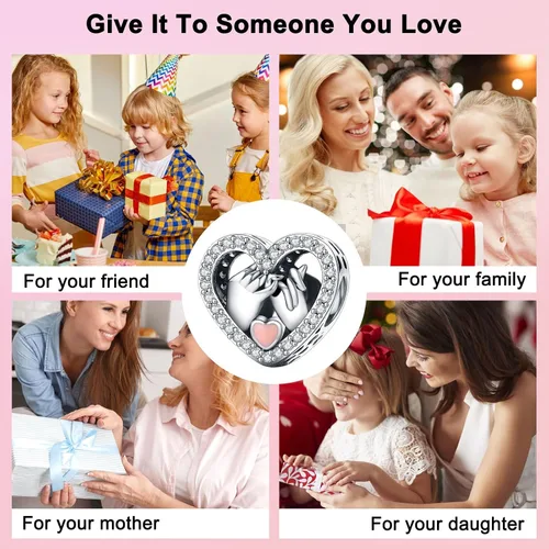Vista 89 de Abalorios de plata de ley 925 con letras de la A ~ Z, para pulseras, collares, Día de San Valentín, Día de la Madre, joyería regalos para mujeres