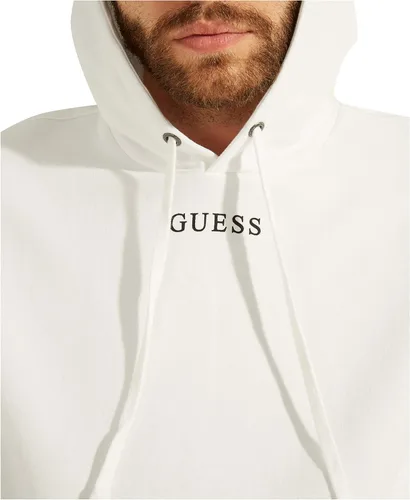 Vista 3 de GUESS Sudadera con capucha Essentials Roy para hombre Lavanda nublada