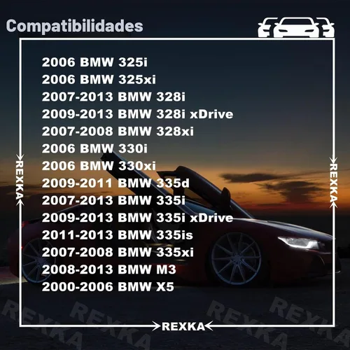 Vista 2 de Rexka 15 Uds. Moldura interior Retenedor de puerta de moldura de acabado Clips E46 E90 E91 X5 Compatible con BMW 320i 323i 325i 328i 330i M3 X5 E53