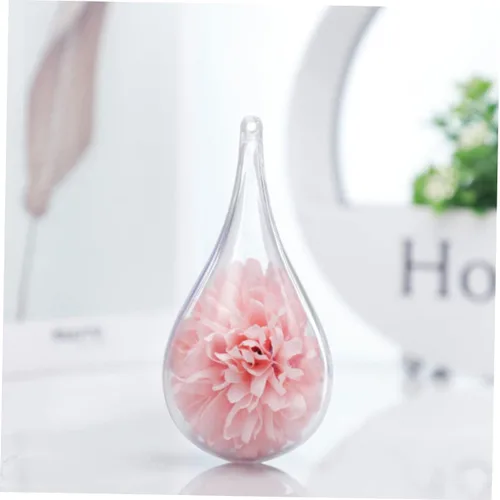 Vista 8 de NOLITOY 24 bolas huecas rellenables de Navidad, bolas transparentes rellenables, bolas de Navidad transparentes, decoraciones de ceremonia de boda