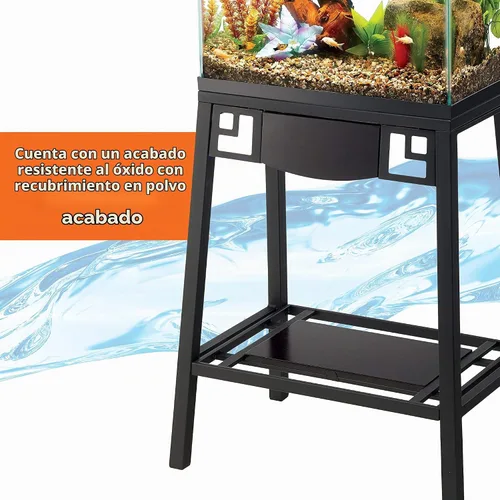 Vista 3 de Aqueon Soporte de metal para pecera de 10 galones