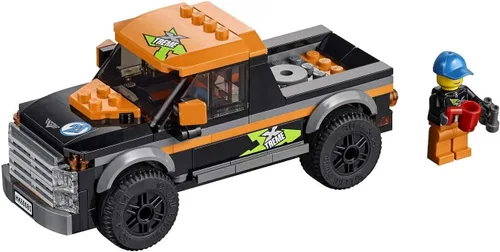Vista 2 de LEGO City Vehículos grandes con lancha motora, juguete para construir
