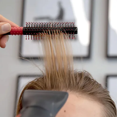 Vista 6 de Cepillo de pelo tupé Uppercut Deluxe con bolas pequeñas para hombre, Negro