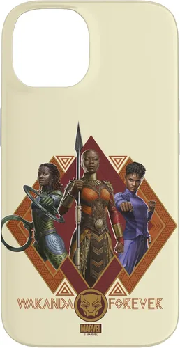 Vista 4 de iPhone 16 Marvel Black Panther: Wakanda Forever Hero Warrior Trio Case