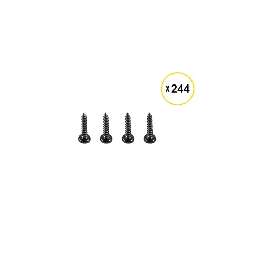 Vista 9 de VEVOR Paquete de 61 balaustres de cubierta, husillos de metal de hierro de 29.5 x 1 pulgada, barandilla a prueba de corrosión con tornillos