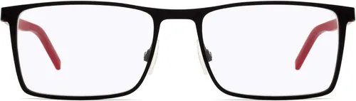 Vista 2 de Hugo Boss HG-1056 003 Metal - Acetato Negro Mate - Transparente Rojo