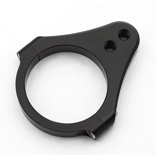 Vista 3 de 31mm de diámetro abrazadera de montaje de horquilla universal de amortiguador de dirección de aluminio para motocicleta (Negro)