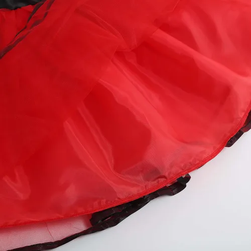 Vista 5 de Gridamea - Vestido de Minnie Mouse para niñas, disfraz de Mickey para fiesta de cumpleaños