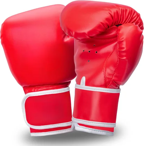 Vista 7 de Kids Boxing Gloves for Kids Boys Girls Youth Age 6-12 Years Training Gloves for Punching Bag Kickboxing Muay Thai Mitts MMA