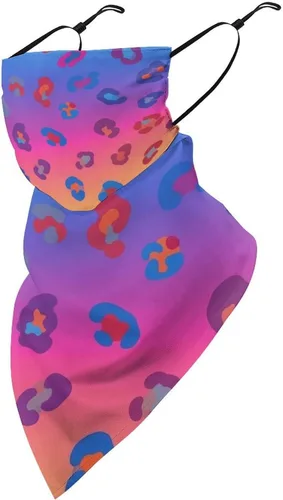 Vista 26 de Bufanda triangular reutilizable con cinta elástica para las orejas, protección solar UV