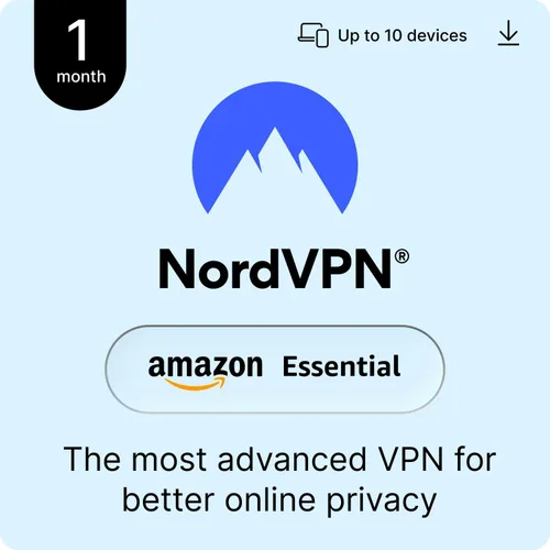 Vista 23 de NordVPN Plus, 10 Devices, 1-Year, VPN & Password Manager Software Bundle, Digital Code