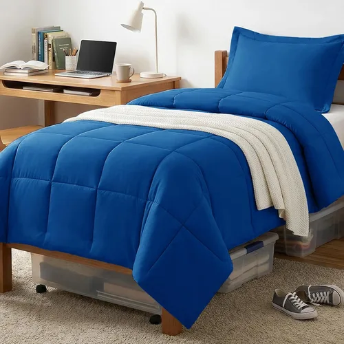 Vista 50 de CozyLux Juego de edredón Super King, juego de ropa de cama negro ceniza de 270GSM para todas las estaciones, juego de cama de 3 piezas cosidas