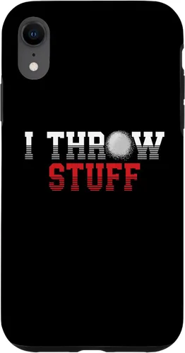 Vista 8 de iPhone 15 I Throw Stuff Lanzamiento de pista y campo Funda Shot Put