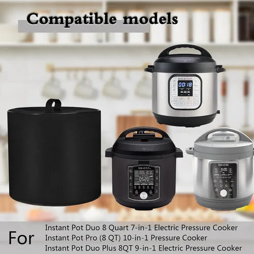 Vista 2 de Cubierta antipolvo con olla instantánea de 8 cuartos de galón, resistente al agua, para olla de presión de polvo Instant Pot Duo 8QT 7 en 1, olla a