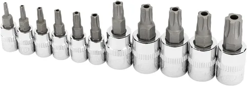 Vista 3 de Ingersoll Rand 752032 - Juego de llaves de vaso Torx Plus a prueba de manipulaciones (11 piezas)