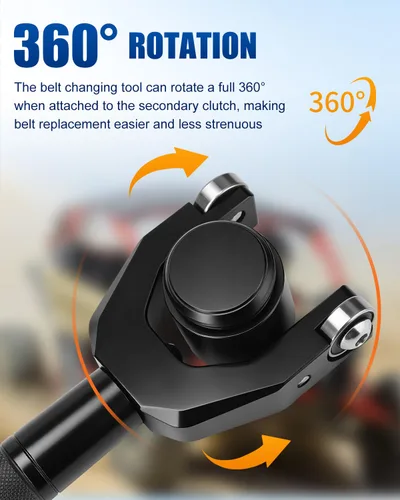 Vista 7 de X3 - Herramienta de cambio de correa compatible con Can-Am Maverick X3 Max DS RS MR RC Turbo R 2017-2021, se adapta a la base de rueda de 64 o 72