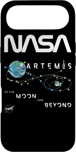 Vista 27 de NASA Artemis Mission Exploration Insignia Worm Logo Case for iPhone 17