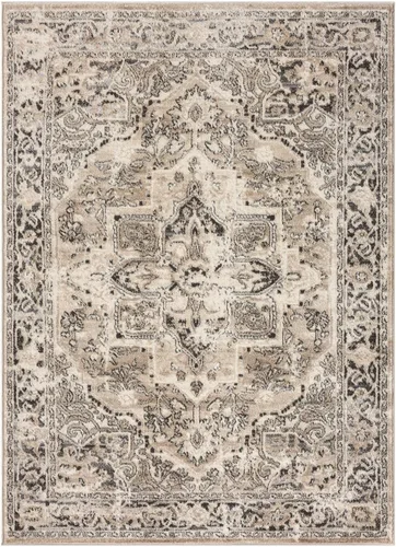 Vista 2 de LUXE WEAVERS Alfombra marroquí floral vintage beige 3x9
