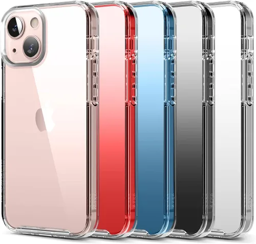 Vista 8 de elago Funda híbrida transparente compatible con iPhone 13 Mini (5.4 pulgadas), tecnología híbrida de PC + TPU, reducción del amarilleo, protección