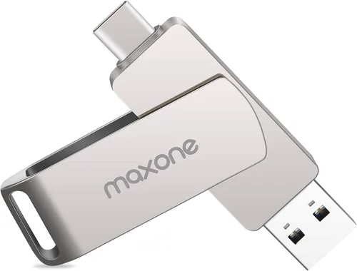 Vista 8 de Maxon e Flash Drive USB tipo C Ambos 3.1 Tech - 2 en 1 Dual Drive Memory Stick OTG de alta velocidad, compatible con Android Smartphone Computer