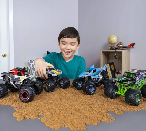 Vista 6 de Monster Jam, Camión monstruo oficial Max-D, vehículo fundido a presión de colección, escala 1:24
