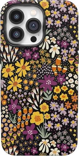 Vista 36 de Casely Funda para iPhone 14 Pro Viva La Vida Frida Kahlo Collage Floral Compatible con MagSafe Diseño protector audaz