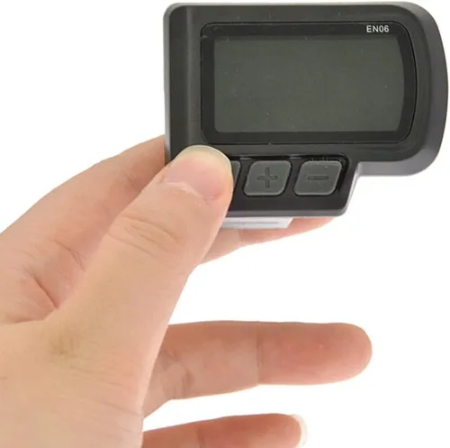Vista 7 de Computadora de bicicleta, pantalla LCD impermeable, velocímetro de bicicleta, pantalla EN06, kit de controlador sin escobillas para scooter