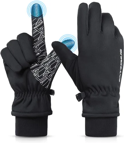 Vista 9 de Extremus Winter Gloves for Men Women, Touchscreen Running Gloves, Anti-Slip Palm Warm Gloves for Running, Cycling, Hiking & Driving, Cold Weather
