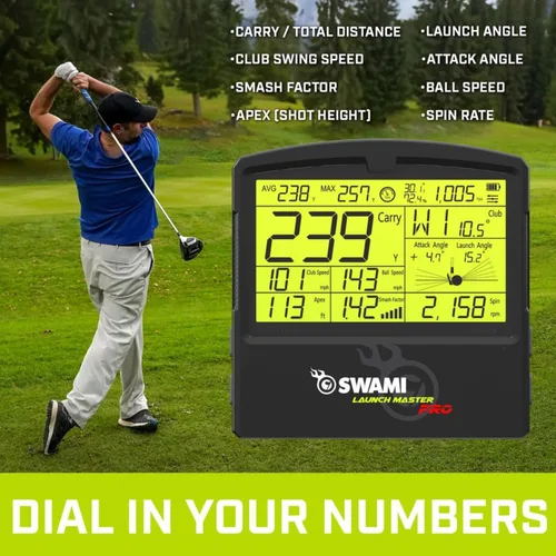 Vista 2 de Izzo Golf Swami Launch Master Pro - Monitor de lanzamiento de golf