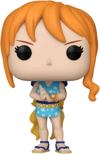 Vista 2 de Funko Pop! Animation: One Piece - Nami - Onami - (Wano) - Figura de vinilo coleccionable - Idea de regalo - Producto oficial - para niños y adultos