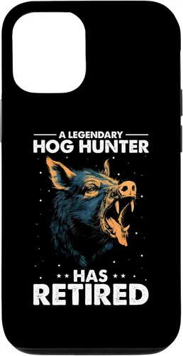 Vista 4 de iPhone 12 mini Pig Hunting Quote for Hog Exterminator and Boar Hunting Case