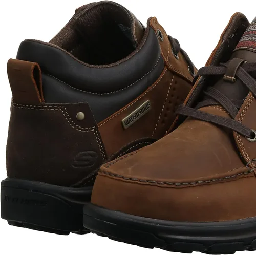 Vista 8 de Skechers botas Chukka de piel para hombre
