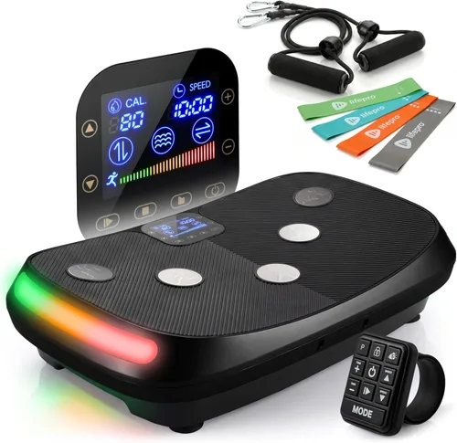 Vista 17 de Lifepro Rumblex 4D Vibration Plate Exercise Machine with 7 Training Modes Negro