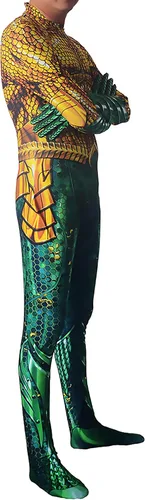 Vista 5 de Halloween Superhero Costume Cosplay Suit Zentai Jumpsuit 3D Spandex
