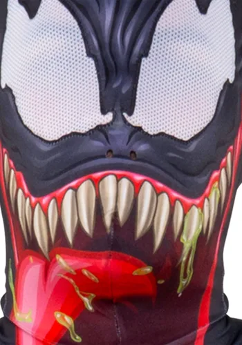 Vista 6 de Disfraz de Hombre Marvel Zentai Venom para Hombre Multicolor