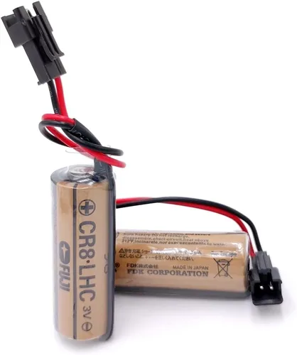 Vista 3 de Reemplazo de batería de litio CR8.LHC 3V 2600mAh para Fuji FDK CR8.LHC 17430 con enchufe negro