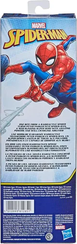 Vista 4 de Marvel Titan Hero Series Spider-Man Figura de acción de 12 pulgadas con puerto Fx