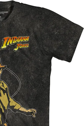 Vista 5 de Camiseta clásica de Indiana Jones para hombre, Indiana Jones, Harrison Ford, Indiana Jones, teñido anudado