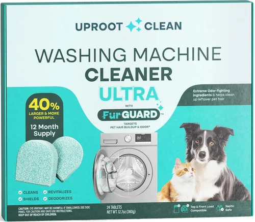 Vista 13 de Uproot Clean Tabletas de limpieza para lavadora para dueños de mascotas