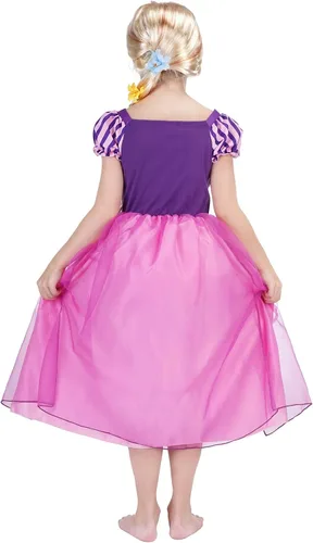 Vista 3 de Kidswant Disfraz de princesa para niñas, vestido de lujo para fiesta, elegante, con accesorios, 2-12 años