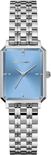Vista 22 de Roberto Marino RM1982 Reloj de Lujo para Mujer Rectangular en Oro – Movimiento de Cuarzo Japonés, Diseño Vintage de Acero Inoxidable, Esfera RM1931
