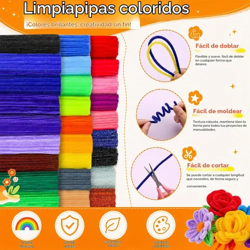 Vista 4 de Veroave Limpiadores de tuberías, artesanías de limpiadores de pipa, 3000