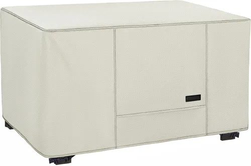 Vista 9 de Cubierta para Hoguera NettyPro Rectangular Impermeable para Chimenea al Aire Libre para Mesa de Hoguera de Gas Propano Rectangular, 42 x 24 x 24