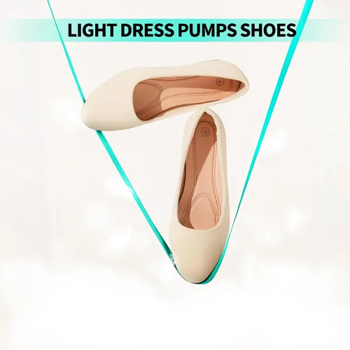 Vista 4 de ALTOCIS Zapatos de tacón grueso de bloque bajo para mujer, elegantes zapatos cerrados con punta redonda y plataforma baja para oficina