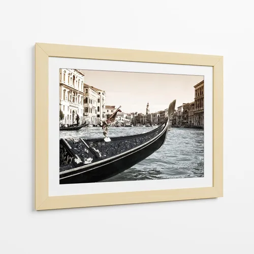 Vista 8 de Canvas Lab Venice 1 by Ariadne Contreras 15 x 11 in Fine Art Framed Print, Frame Color: Black, With Mat