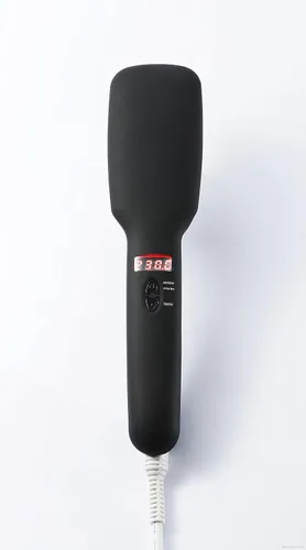 Vista 3 de Cepillo alisador de cabello 2 en 1, peinado natural rápido, alisador de cabello con calefacción con control de temperatura, el mejor cepillo